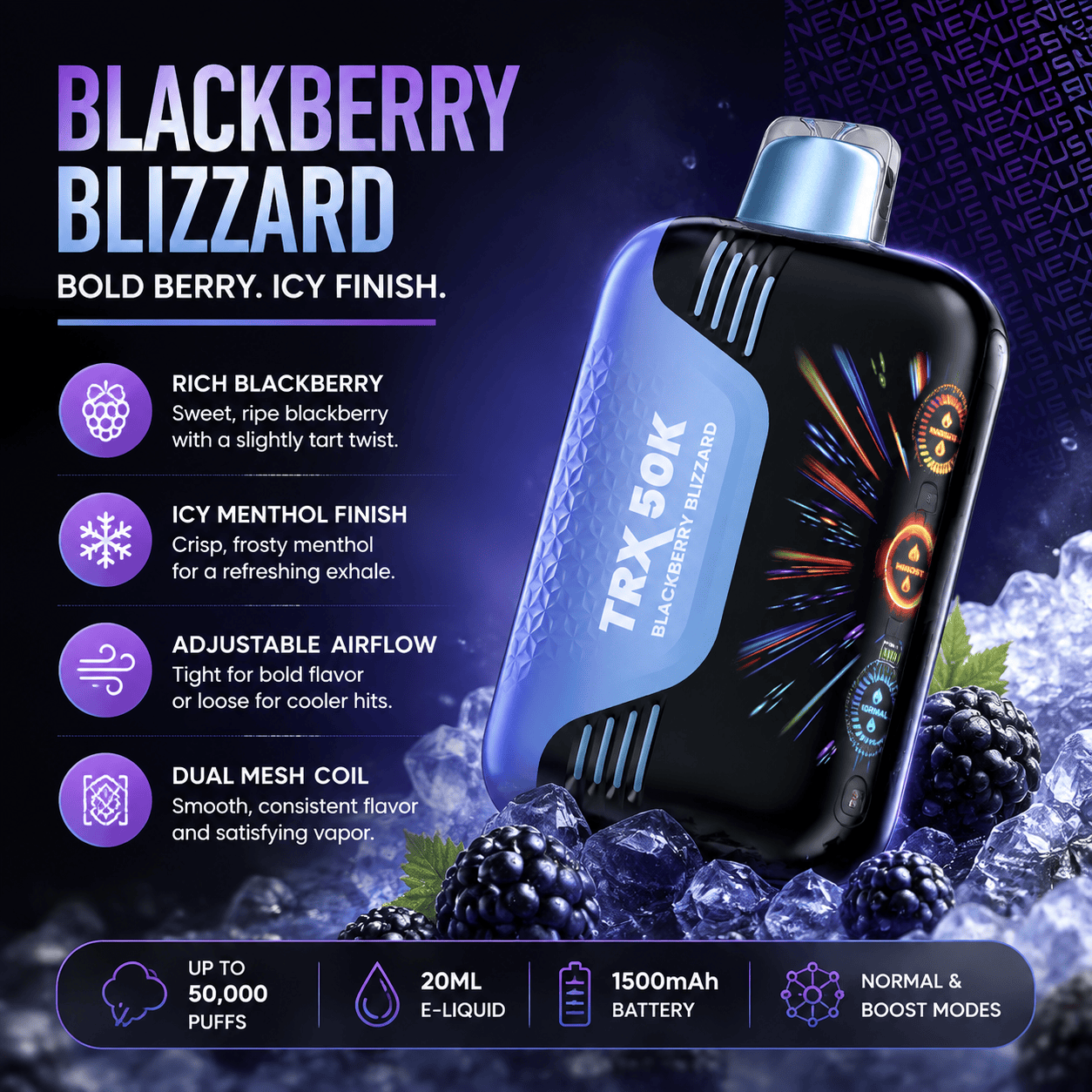 Blackberry Blizzard VIHO Flavor Review